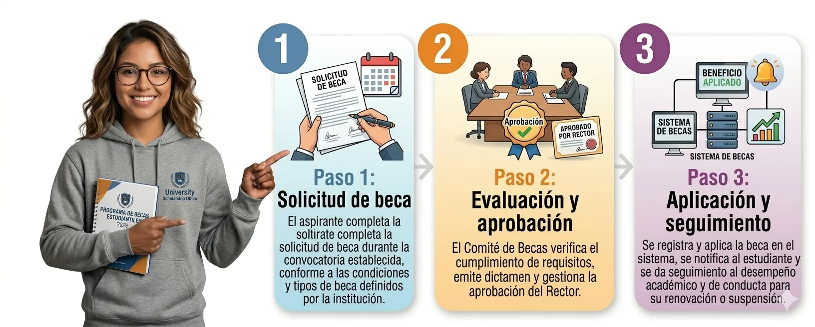 Diagrama de flujo — Becas.