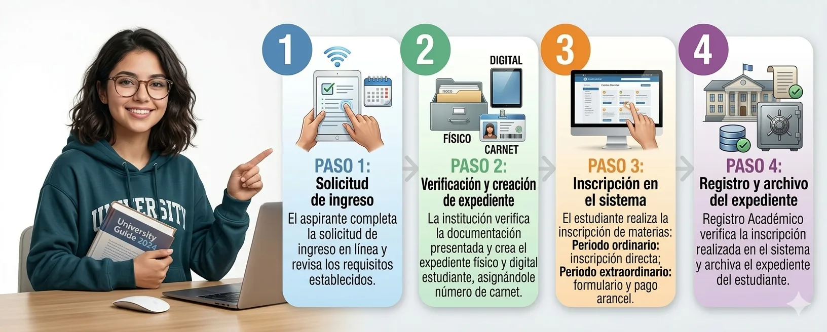 Diagrama de flujo — Inscripción por nuevo ingreso.