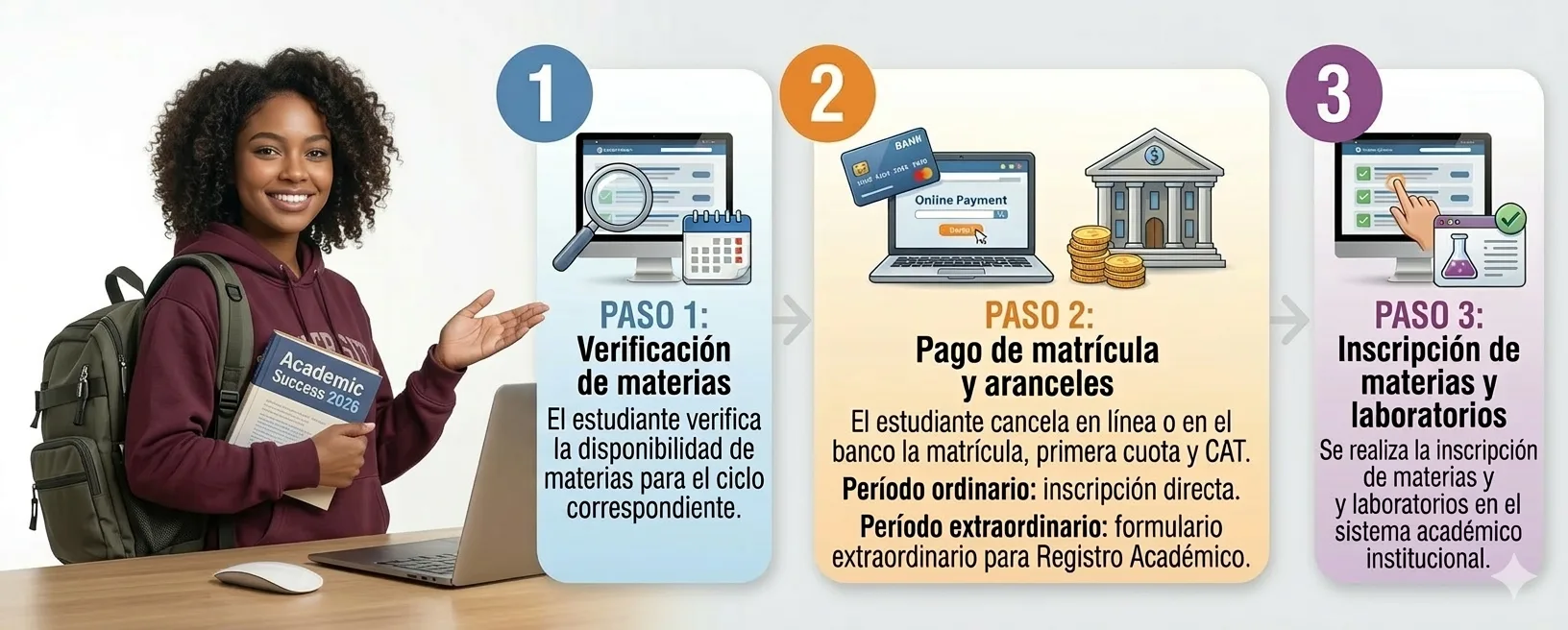 Diagrama de flujo — Inscripción de ingreso continuo.